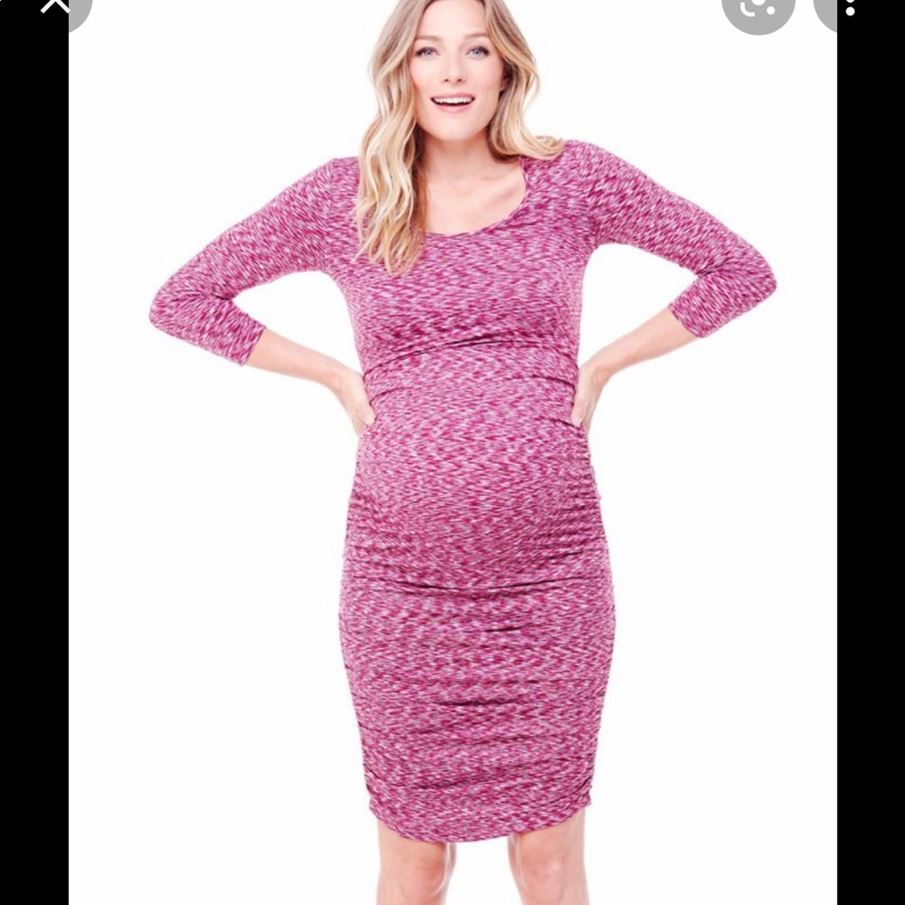 Ingrid & Isabel space dyed maternity dress